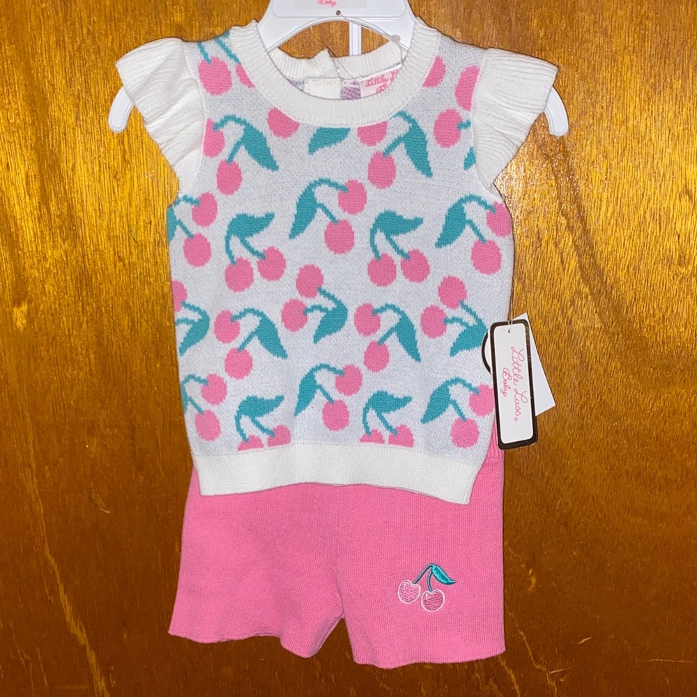 Pink Cherry Kids Matching Set